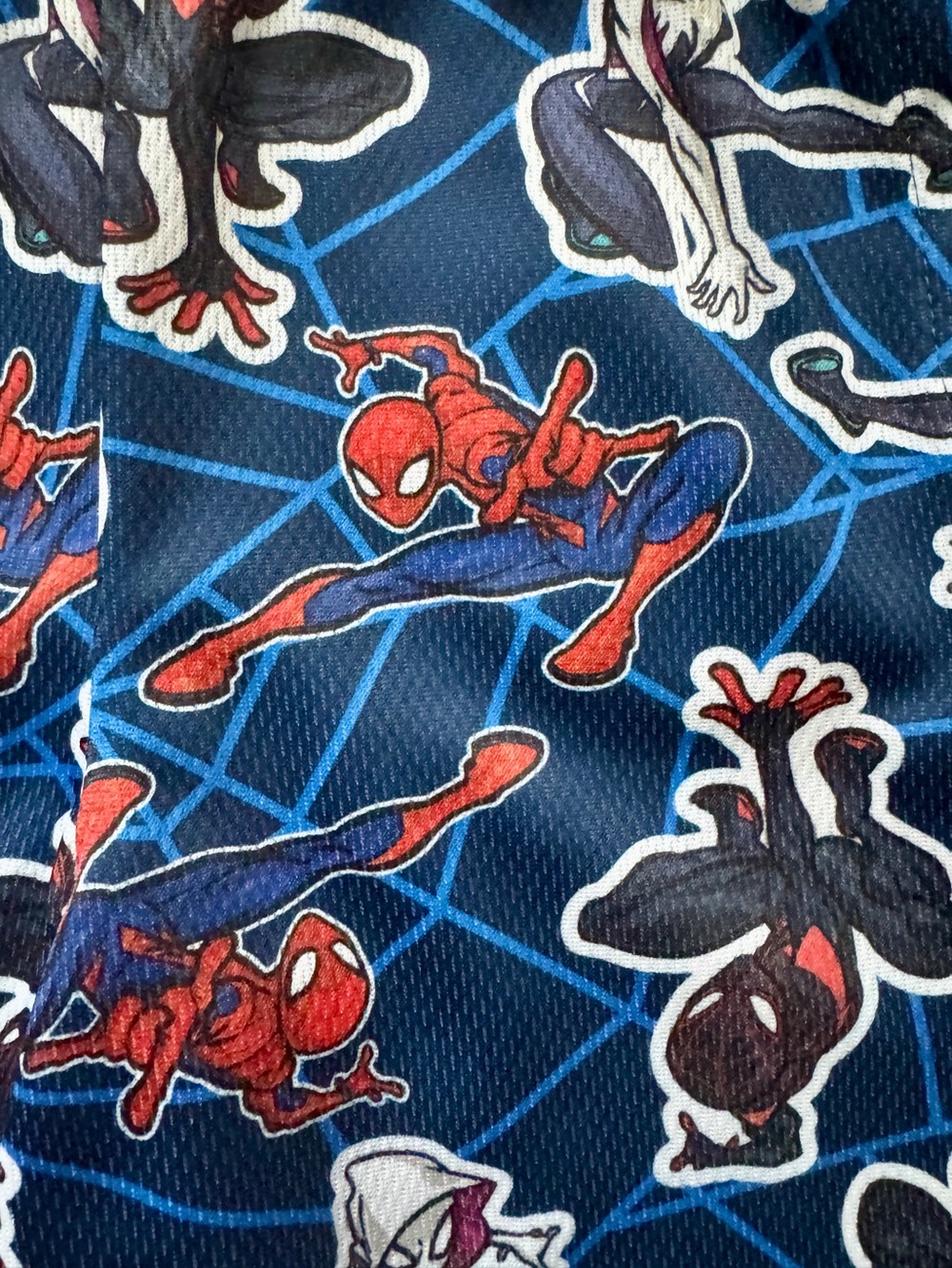 2 Spider-Man Black Blue Boys Shorts - 2 Pack Set NWT Size 5 - Picture 5 of 5